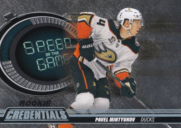 insert RC karta PAVEL MINTYUKOV 23-24 Credentials Speed of the Game Rookie číslo SGR17